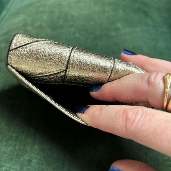 Rebecca Minkoff mini metallic leather wallet - Picture 8 of 9